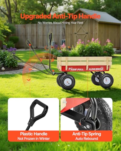 VEVOR 39 inch Pull Along Wagon