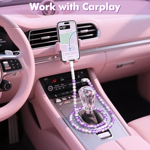 Coolden for iPhone Charger Cord for iPhone 14 Charger Fast Charging Cable 66W Cute Purple Beaded Charging Cord for Women Girls USB Cable for iPhone 14 13 12 11 Pro Max XR XS, iPad Pro/Air/Mini - image 5