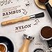 lampox Barista Pinsel, Reinigungspinsel, Kaffeepinsel, Kaffee Pinsel, Kaffeebürste, Reinigungsbürste für Siebträgermaschine, Kaffeevollautomat, Espressomaschine, Küchenpinsel
