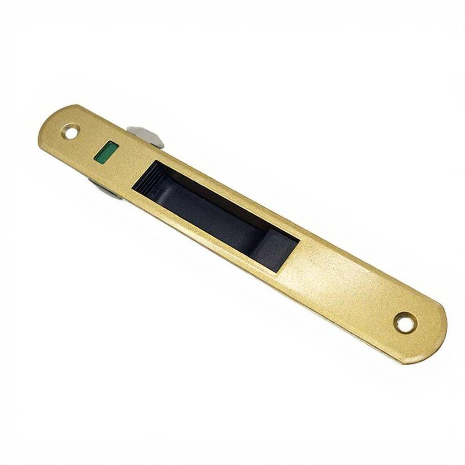 Aluminum Alloy Sliding Door Hook Lock Sturdy Adjustable Home Security Champagne 28cm Single-Sided-image-43