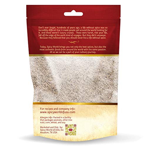 Spicy World White Pepper Powder 5 Pound Bulk Bag | Finely Ground White Peppercorns #TOP1