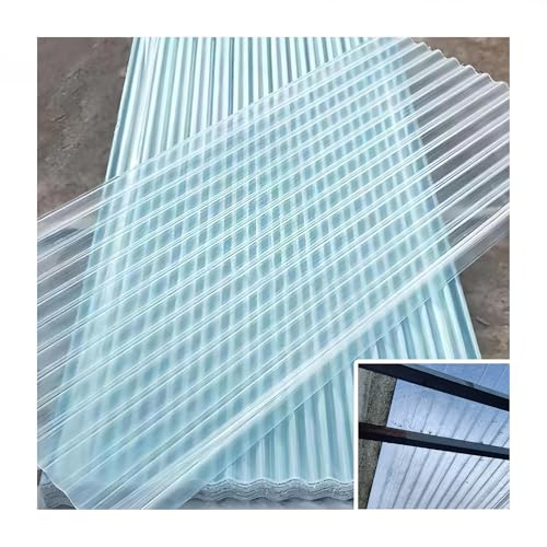 Paneles de techo de plástico corrugado tipo C impermeables para patios 2