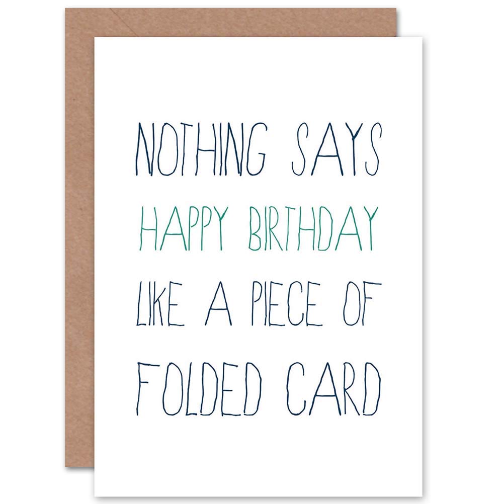 Wee Blue Coo CARD BIRTHDAY CELEBRATION HAPPY REALITY CHECK PRESENT GIFT