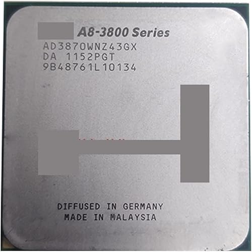 CPU A8-Series A8-3870K A8 3870 A8 3870K 3.0 GHz Quad-Core Prosesor CPU AD3870WNZ43GX Socket FM1 Responsive and Powerful