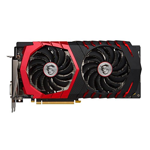 MSI NVIDIA GTX 1060 Gaming X 6G Grafikkarte (HDMI, DP, DL-DVI-D, 2 Slot Afterburner OC, VR Ready, 4K-optimiert)