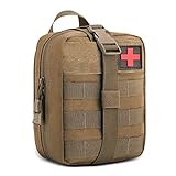 Erste Hilfe Tasche Taktisch Rucksack: Medizinische Militär Kompakt Gürteltasche, Multifunktional Outdoorsport Reiseapotheke Tasche - Survival Notfalltasche Verbandskasten für Outdoor Camping
