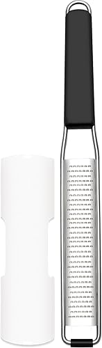 Miniatura 9 de Rallador de Queso Cambom, Triturador de Vegetales y Rallador Cítrico, Rallador de Limón para Queso Parmesano, Vegetales, Calabacín, Nuez Moscada,