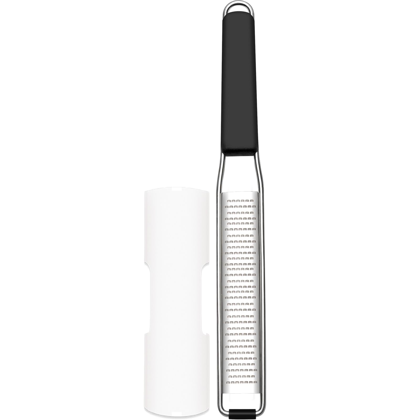 Cambom Lemon &amp; Citrus Zester, Cheese Graters with Stainless Steel Sharp Blade for Parmesan Cheese, Ginger, Garlic, Nutmeg, Chocolate, Vegetables, Fruits, Dishwasher Safe Shredder Fine Blade