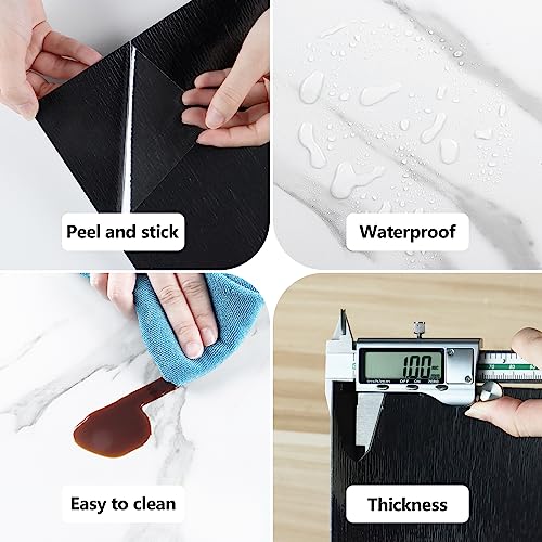 Yullpaper Vinylboden Fliesenoptik PVC Bodenbelag Selbstklebend Weiß Klebefliesen Boden Für Bad Küche Wasserdicht Selbstklebende Fliesen Boden 4 Stück Bodenfliesen Marmoroptik Klebevinyl Bodenaufkleber