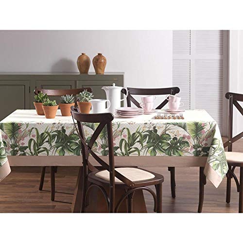 Toalha de Mesa Retangular Silvestre Floral 140x210cm 6 lugares Karsten