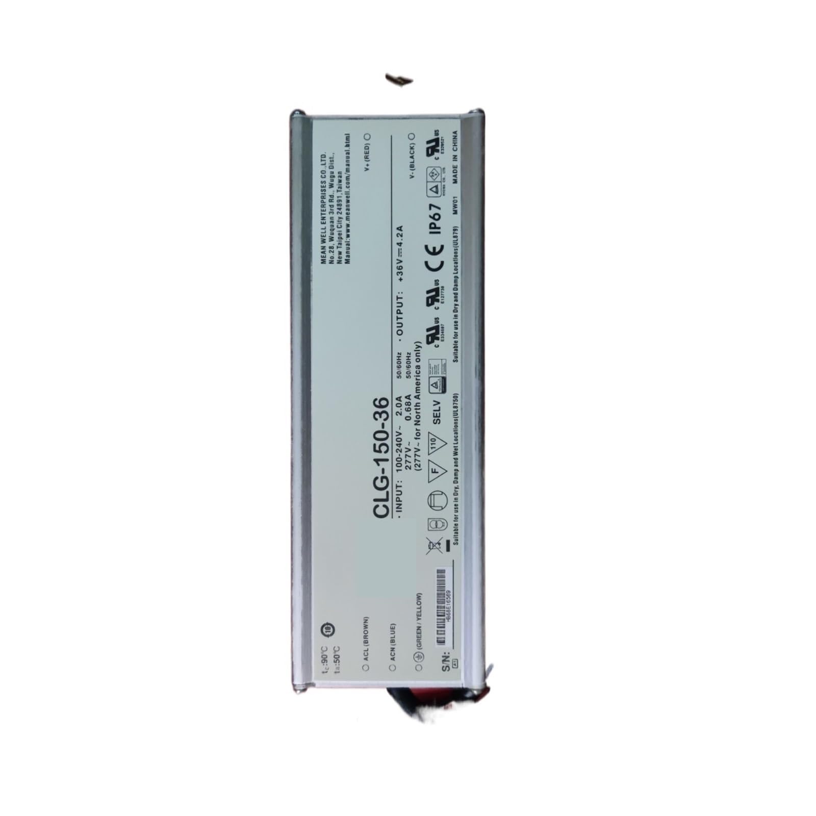 Alimentation LED CLG-150-36 150W transformateur de tension étanche pour ruban