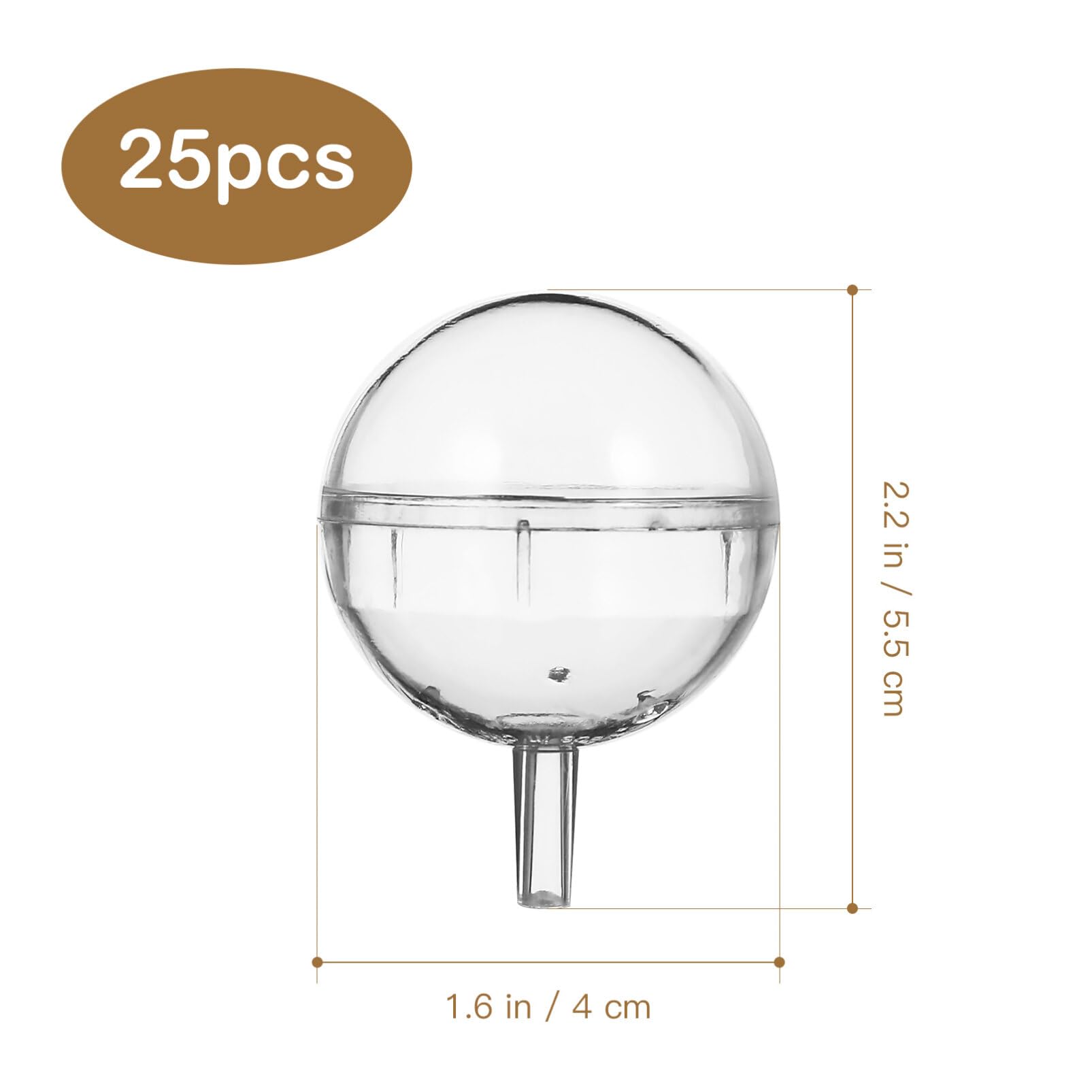 FOMIYES Clear Chocolate Box Holder, Plastic Chocolate Bouquet Cups, Candy Bouquet Wrapper Holders for Party Decorations 25pcs