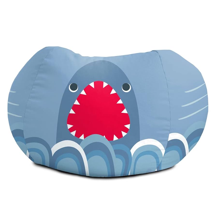 Rucomfy Beanbags Kids Animal Printed Bean Bag Chair Pre