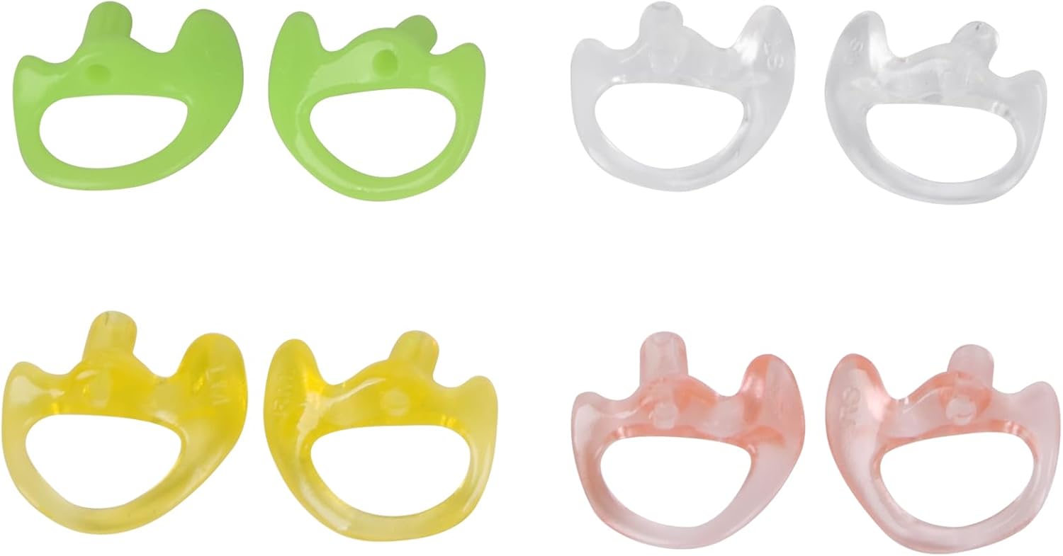 QD Quick Disconnect Quick-Release Walie Talkie Earpiece Ear Piece Two Way Radio Headset Compatible with Motorola XTS 2500 5000 XTS2500 XTS5000(Wired,Black)