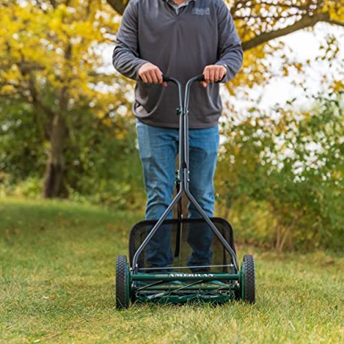 Image of American Lawn Mower 1725-16GC 16 inch 7-Blade Reel Mower with Grass Catcher