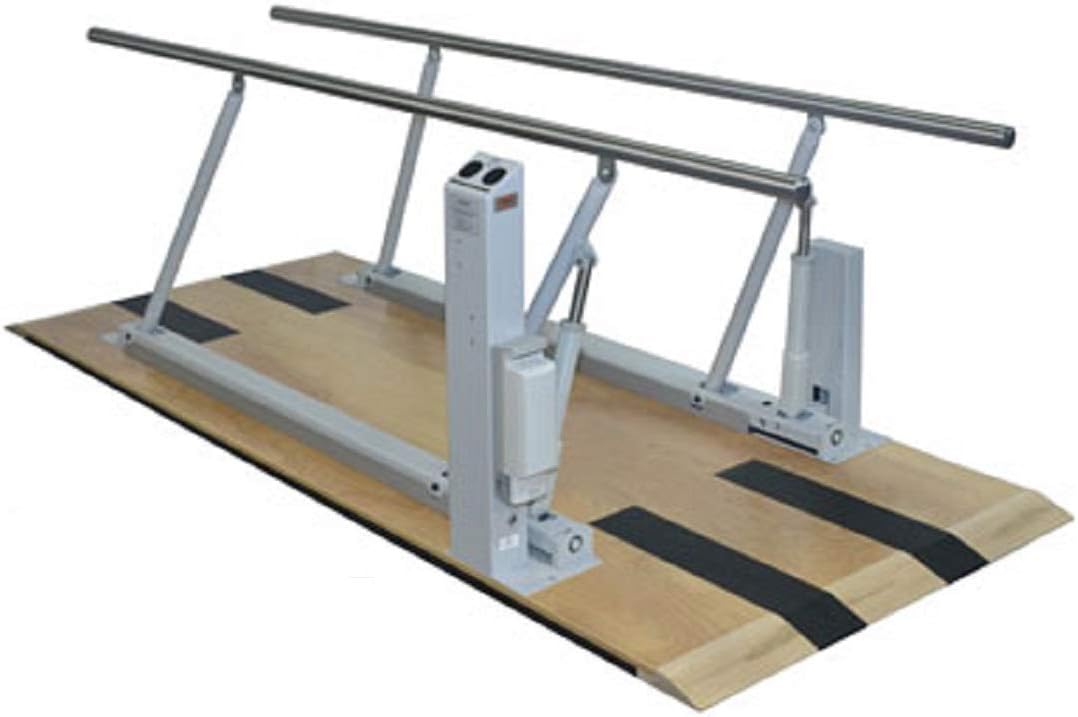 Hausmann 1357 Electric Parallel Bars 10' Platform Stainless Steel Rails