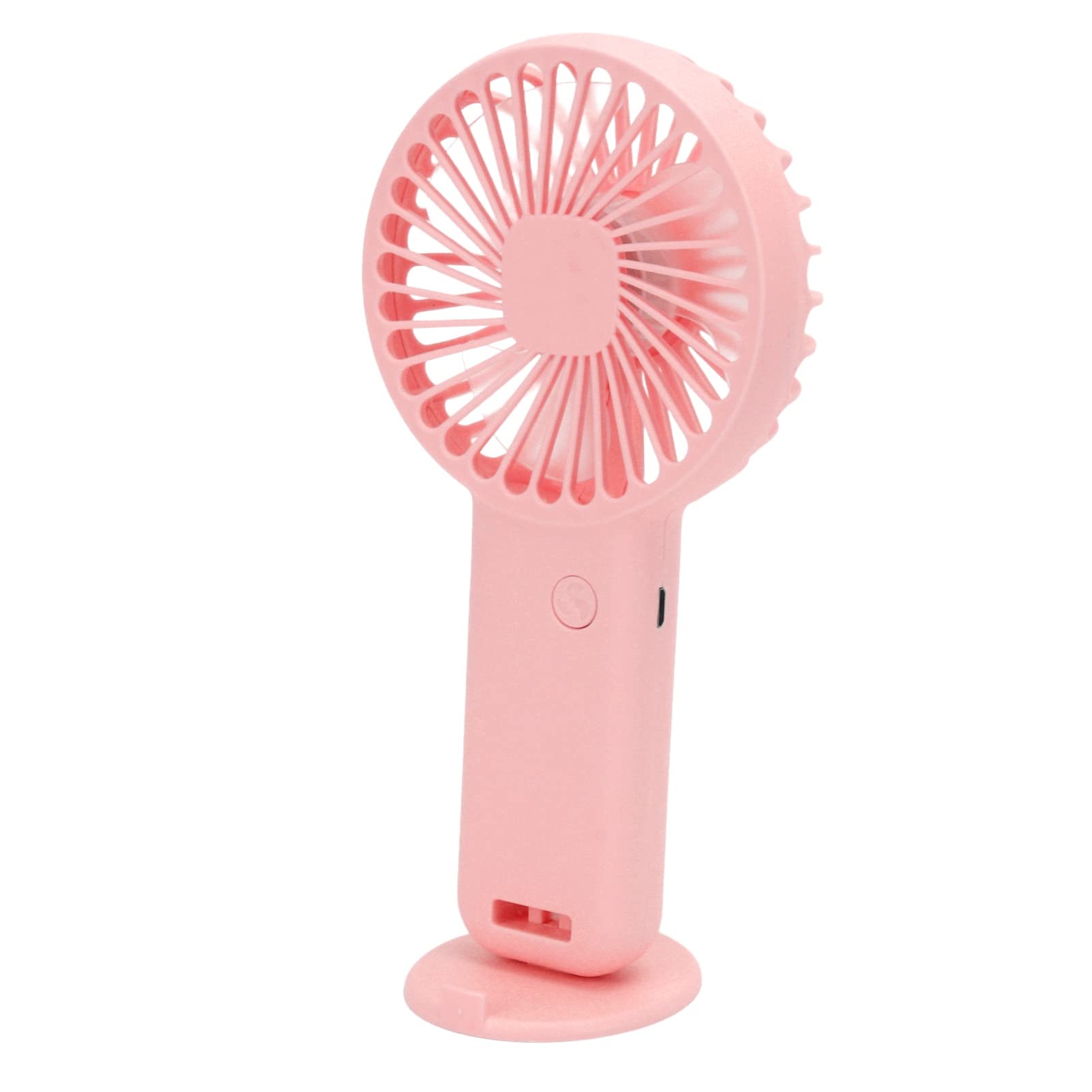 Luyeeg Mini-handventilator, oplaadbare USB-oplaaddemper, kleine zakventilator, draagbare koeling voor kinderen, batterij-aangedreven koeling, elektrische ventilator voor vrouwen