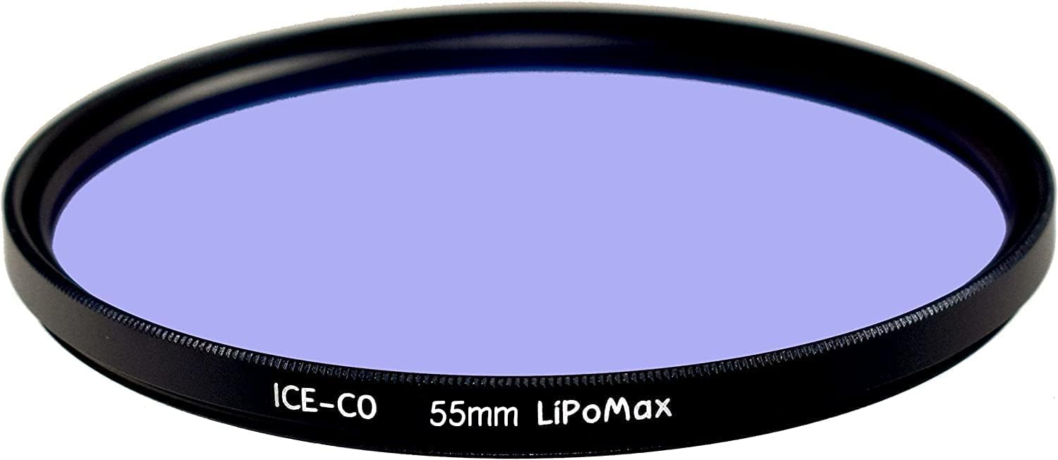 ICE CO MC LiPoMax 1.5X Strength MC - Filtro de didimio de banda ancha, reducción de la contaminación lumínica para cielo nocturno/estrella (55 mm)