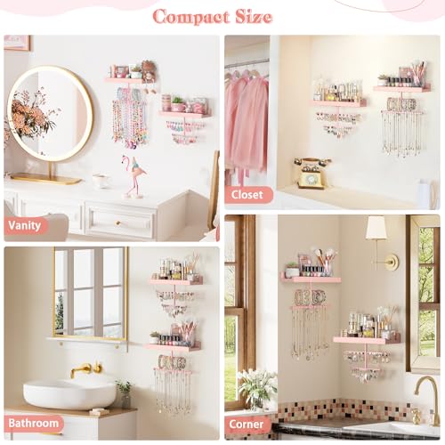 Keebofly Jewelry Organizer with Shelf – Perfect for Kids & Teens - Image 3