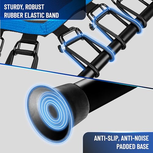 Image of Yes4All Rebounder Trampoline for Adults, 48-Inch, 350 LBS Stable & Silent Exercise Trampoline for Rebounding, Jumping Cardio