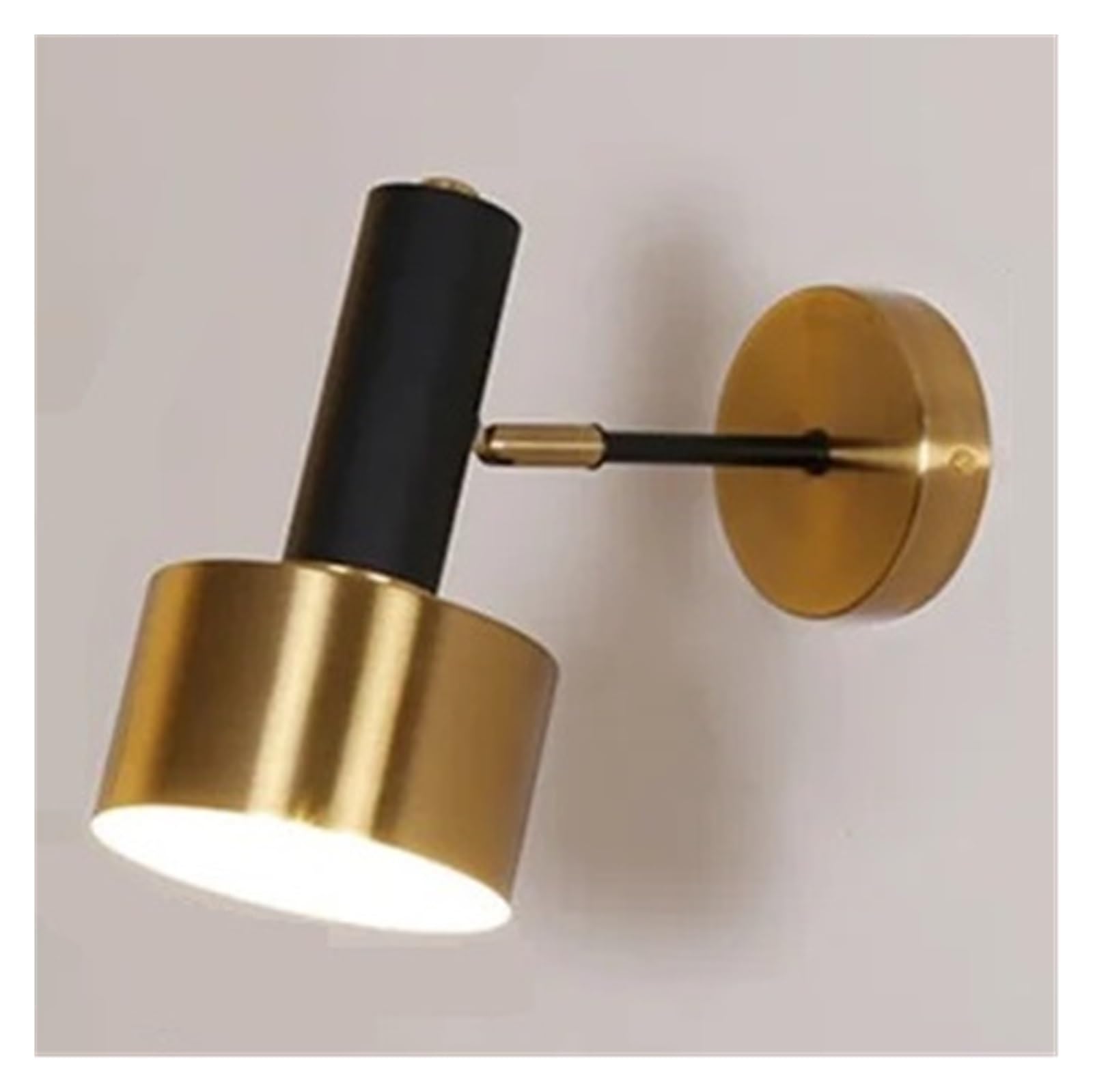JCKJWL Art Display Light, LED Wall Reading Fashion Creative Light for BedHead Bedroom Corridor Exhibition Hall Flexible(White,Gold Black and Gold)