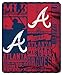 The Northwest MLB Atlanta Braves Strength Printed Fleece Throw, 50