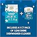 Lemi Shine Natural Dishwasher Detergent Pods + Dishwasher Cleaner 1 ct | All-In-One Powder & Gel Pods with Powerful Citric Acid | Eco Friendly Dish Wash Cleaning Supplies - 65 Count
