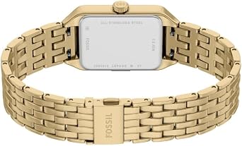 Fossil Raquel Watch for Women, Quartz Three Hand Movement with Stainless Steel Strap