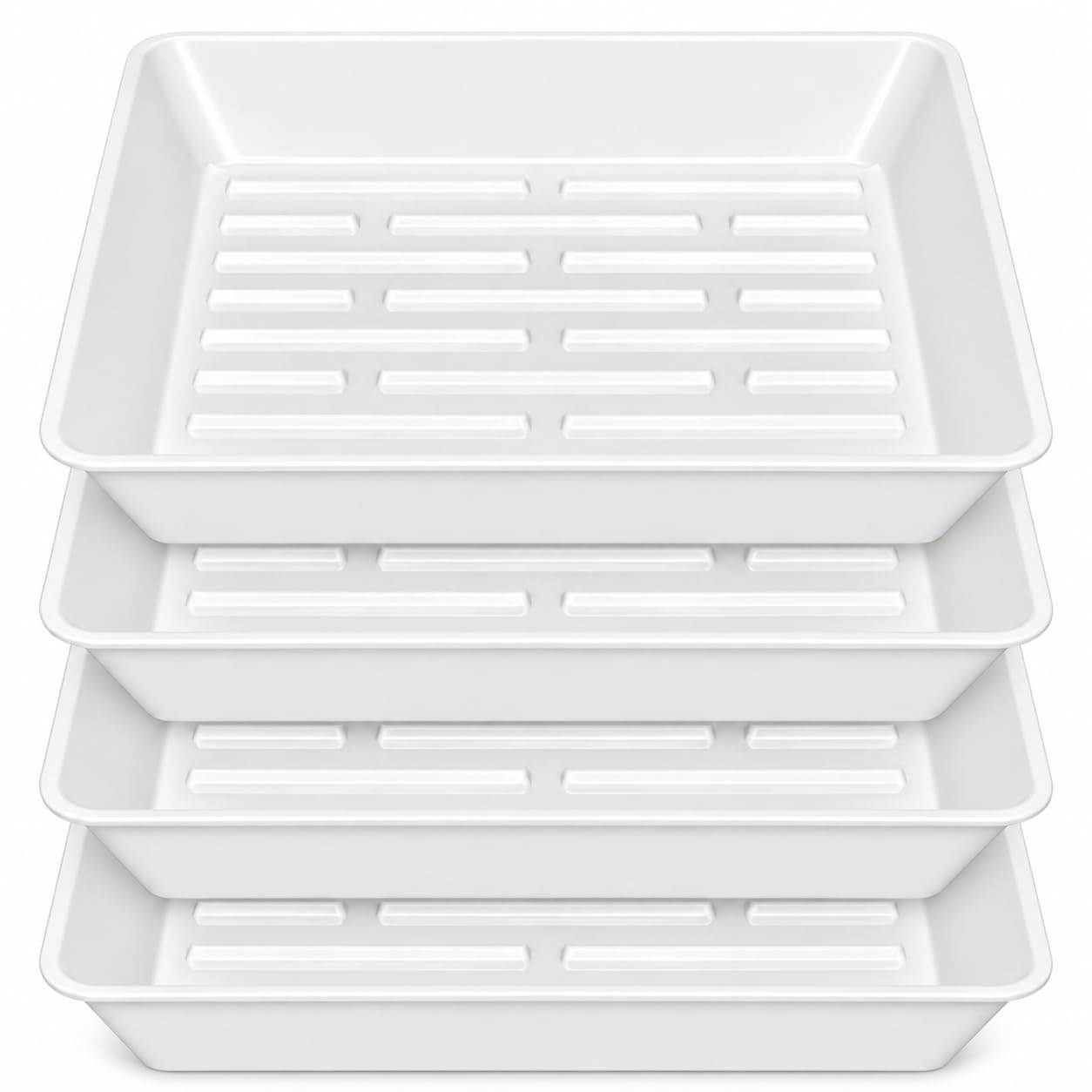 Plant Saucers - 6 Pack 10 Inch Drainage Trays -20 Plant Saucers - 6 Pack 10 Inch Drainage Trays -20