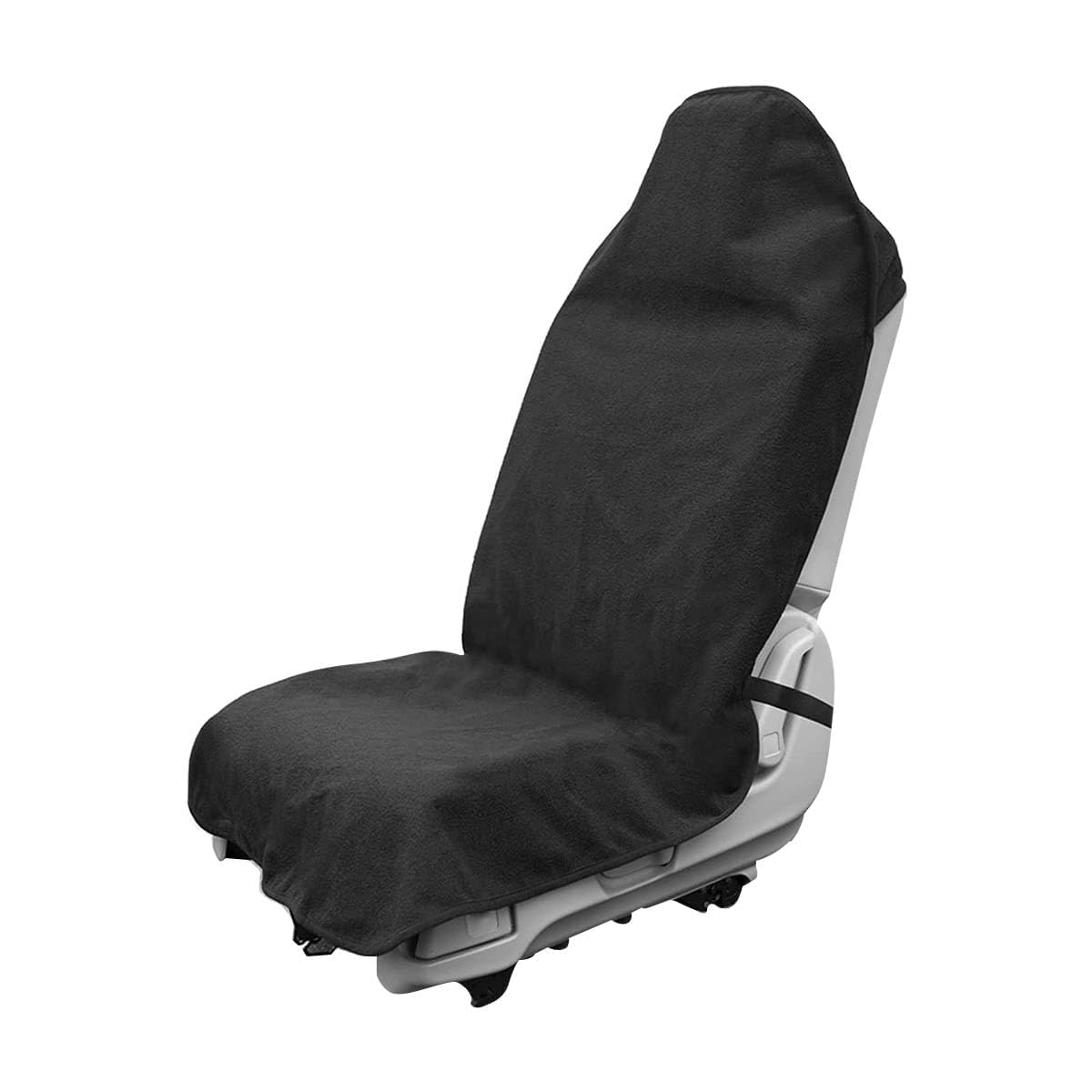 YDSTNiu Towel Cloth Front Car Seat Cover for Apoyabrazos para MG ZS Hybrid+ (2024-2026), Vehicle Cushion Guard Wrapper Non-Slip Towel Seat Protector Runner Sweat Barrier,Black