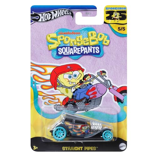 Hot Wheels Vehículo de Bob Esponja de 25 años | Mattel HRV56