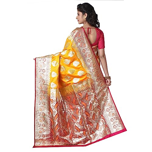 Aishani Collection banarasi silk saree in katan silk – image 2