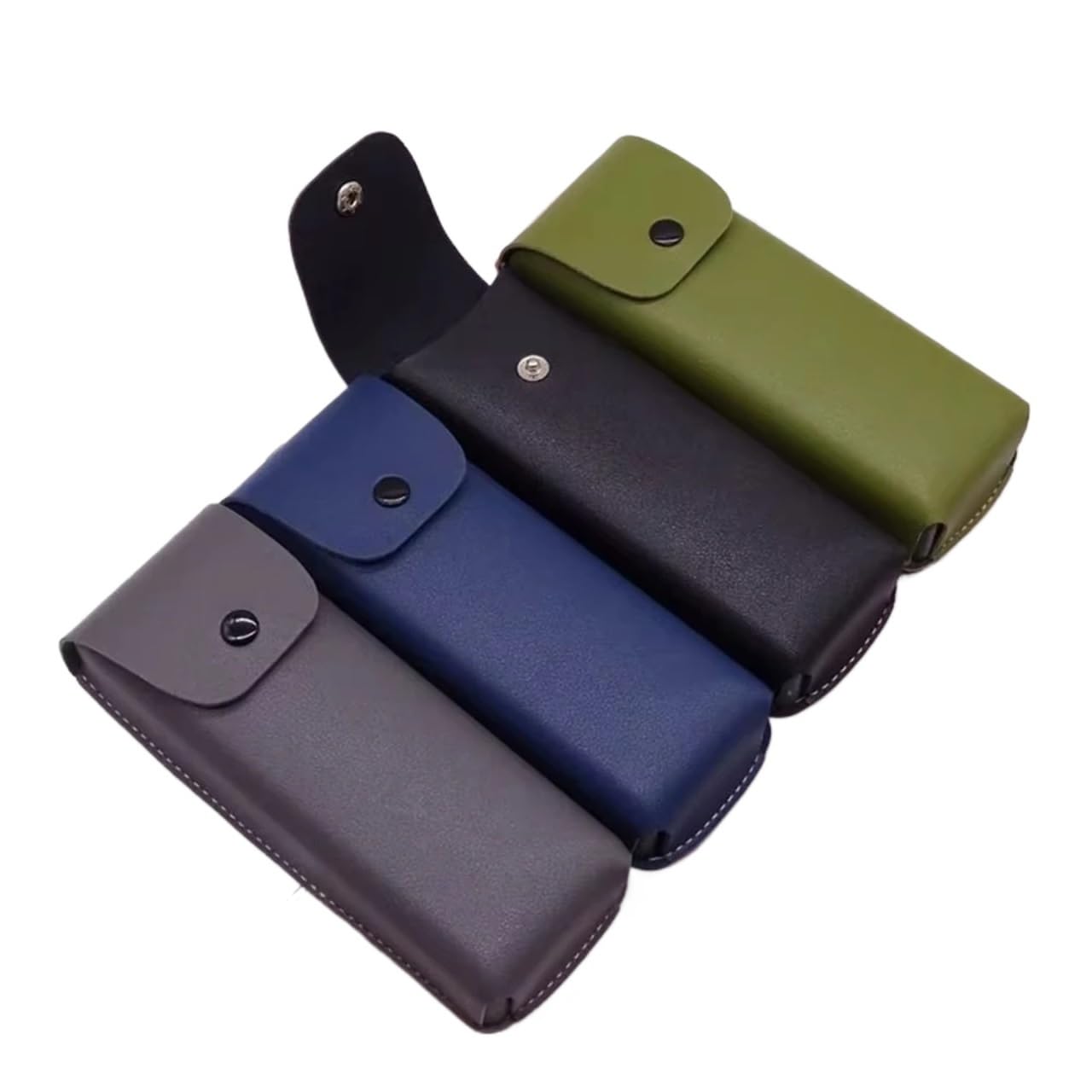 Custodia for occhiali da 2 pezzi Borsa Scatola in pelle Per Donna Uomo