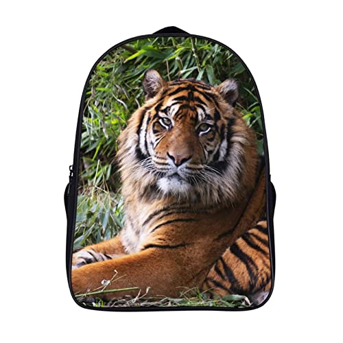 Sac à dos cool ado avec motif animal tigre pour école et ordinateur