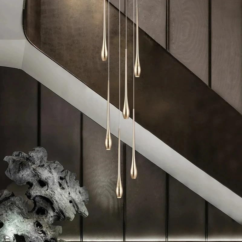 Lustre de plafond avec 6 lumières LED pour sublimer un grenier