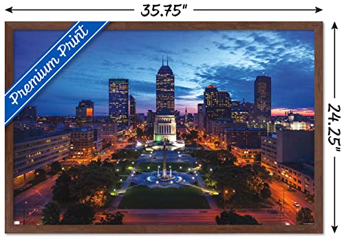 Poster mural Indianapolis idee cadeau originale pour passionne architecture - 3