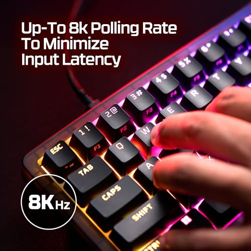 Image of HyperX Origins 2 65 - Gaming Keyboard, PC, Swappable Housing, Hotswap Switches, High Profile, 65% Layout, 8k Polling, Adjustable Angle, Mechanical Switches
