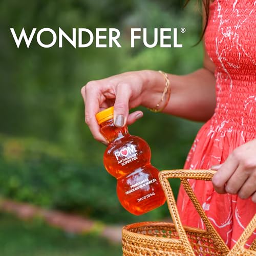 Image of POM Wonderful Antioxidant Super Tea, Pomegranate Orange Blossom White Tea, 12 Ounce