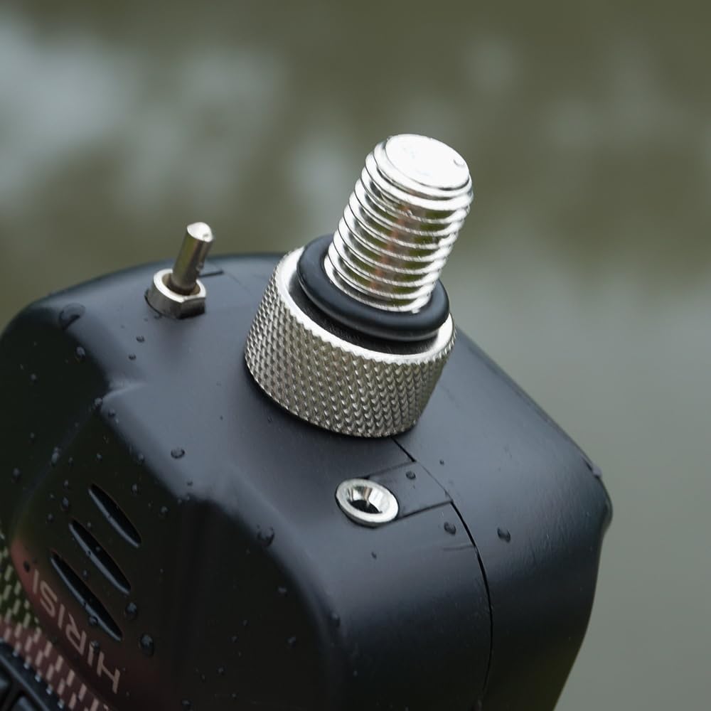 Allarme morso pesca alla carpa e set swinger LED blu resistente all'acqua