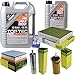Produktbild QR-PARTS 69352184 Filter Set Inspektionspaket 6 Liter Liqui Moly Motoröl Top Tec 4200 5W-30 MANN-FILTER Innenraumfilter Kraftstofffilter Luftfilter Ölfilter