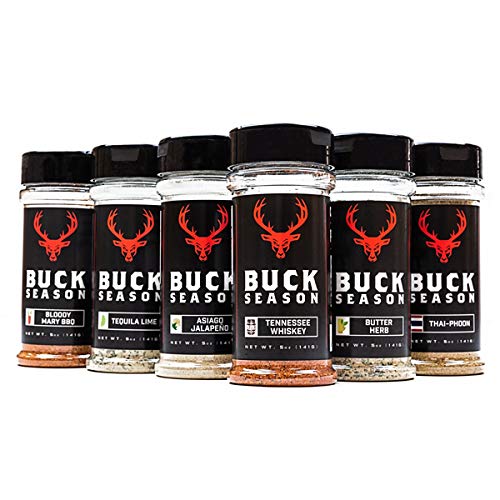 Buck Season - Low Sodium, No MSG, Gluten Free, All Natural, Gourmet Healthy Meal Prep Seasoning (Tequila Lime)
