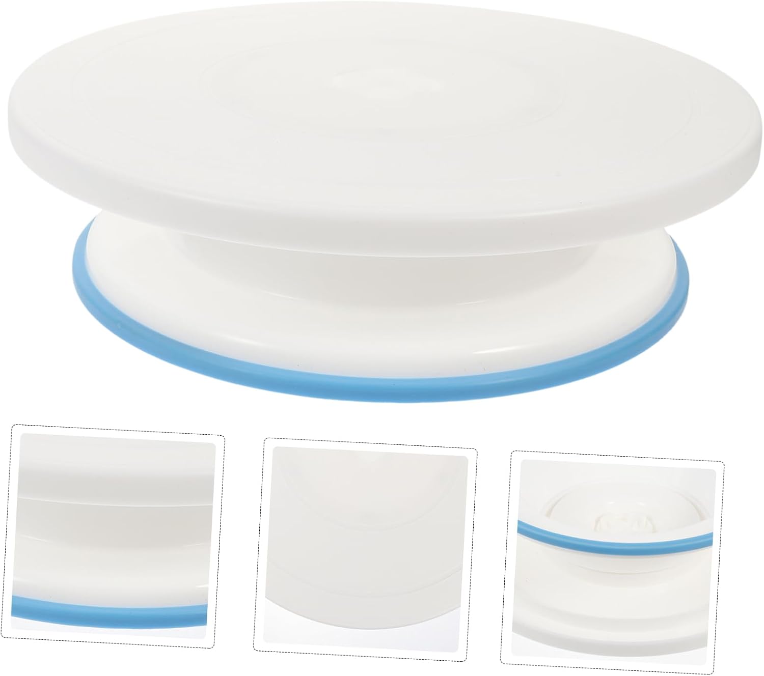 LIFKOME Rotating Cake Stand Non- Base for Easy Decorating and Serving Turntable Cake Decorating Tool for Baking and Displaying