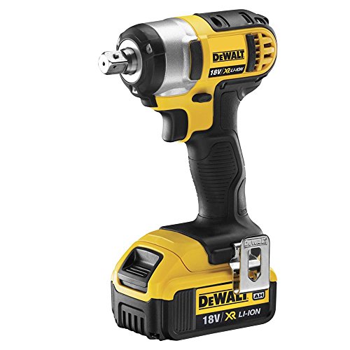 DEWALT DCF880M2-QW Trapano Avvitatore a Impulsi Attacco 1/2', 4.0 Ah, Motore Brushless, con Doppia Batteria in Valigetta, 18 V