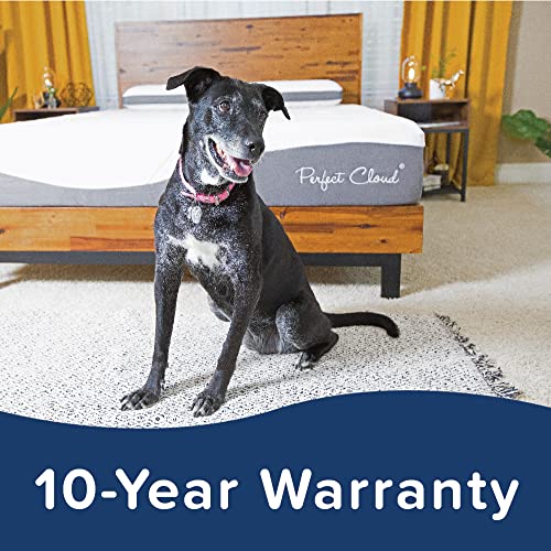 Perfect Cloud Made In The Usa Ultraplush Charcoal-Infused 10-Inch Memory Foam Mattress - Pressure Relieving - Bed-In-A-Box (Twin) #TOP5