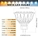 ALIDE MR16 7W Led Bulbs Replace 50W 75W Halogen, GU5.3 MR16 2700K Warm White,12V Low Voltage MR16 Bulb Spotlight for Outdoor Landscape Flood Track Recessed Track Lighting,600lm,38 Deg,6 Pack