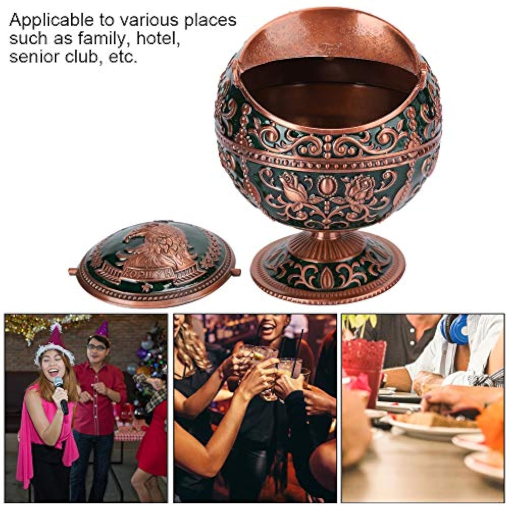 Portable Metal Ashtray for Wedding Gifts