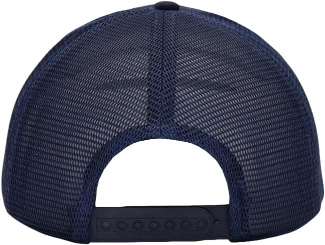 Image of Mens Mesh Snapback Hat Fits One Size & XXL | Structured Adjustable Trucker Hats | Sturdy Outdoor Blank Baseball Cap