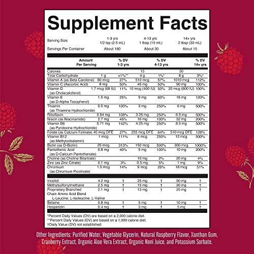 Multivitamin Multimineral For Women Men & Kids By Maryruth's | No Added Sugar | Vegan Liquid Vitamins For Adults & Kids | Mens, Womens Multivitamin | Energy & Beauty Booster | Non-Gmo | 15.22 Fl Oz #TOP5