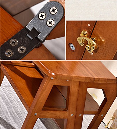 Chaise Échelle Pliante Assemblage en Bois Massif Qualité Supérieure
