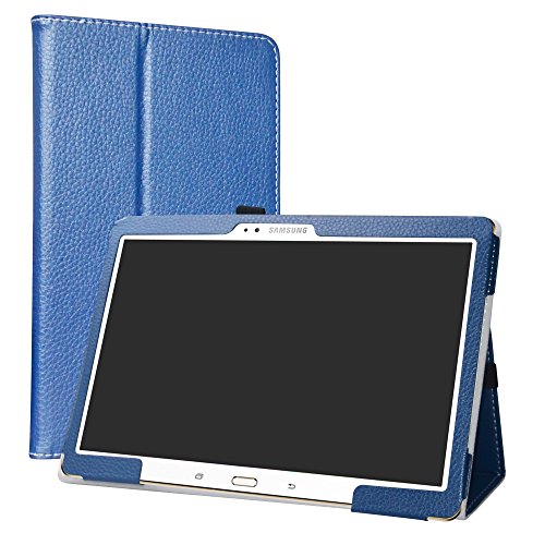 Labanema Galaxy Tab S 10.5 Custodia, PU Pelle Slim Flip Case Cover Protettiva Pieghevole Stand per Samsung Galaxy Tab S 10.5 Pollice T800 T805 Tablet - Azzurro